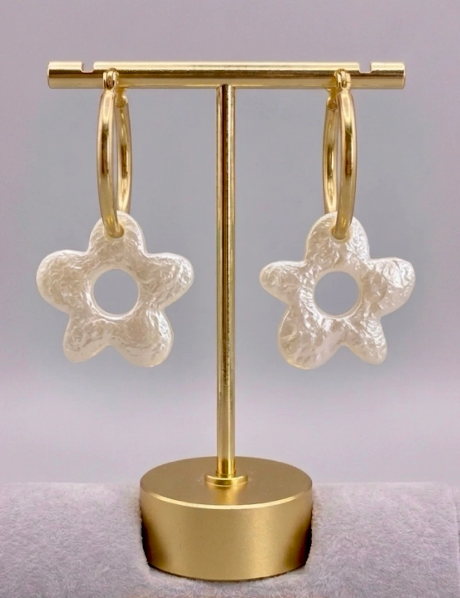 Boucles d’oreilles avec charms interchangeables 